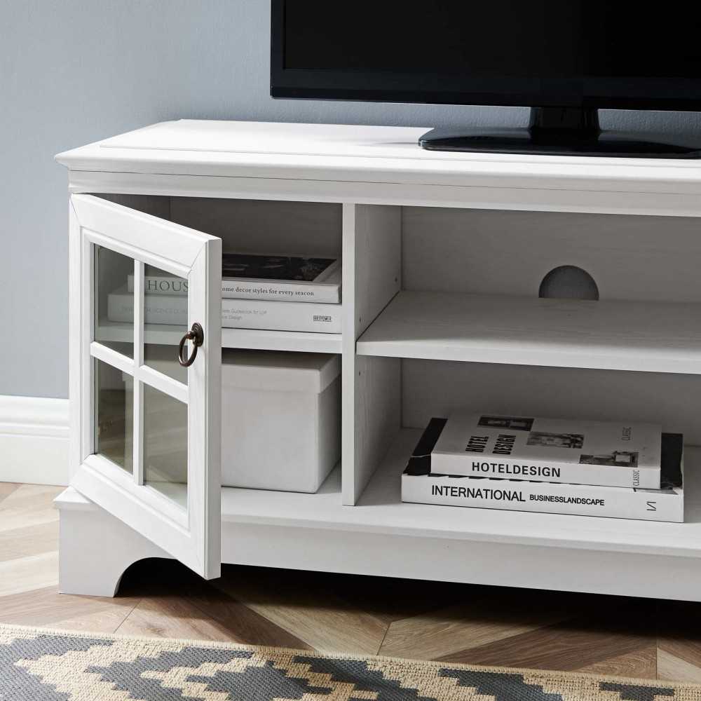 Pacific 47" TV Stand, White