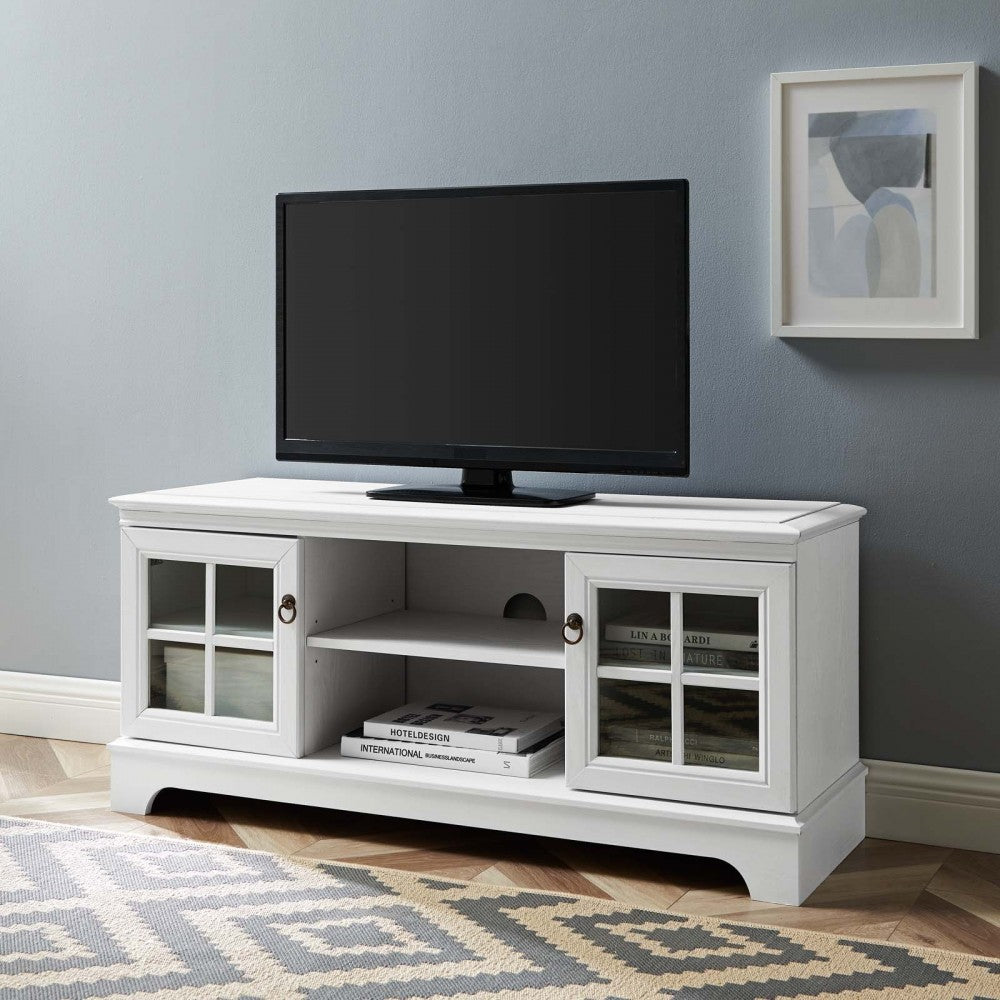 Pacific 47" TV Stand, White