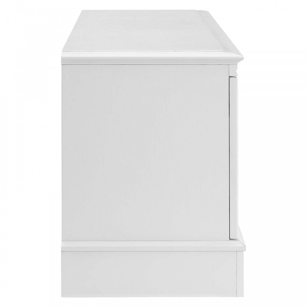 Pacific 47" TV Stand, White