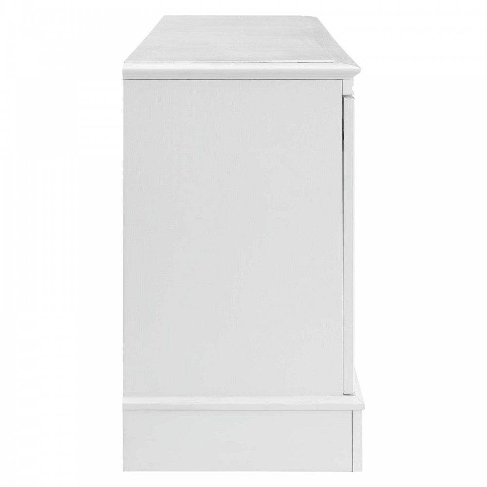 Pacific 59" TV Stand, White