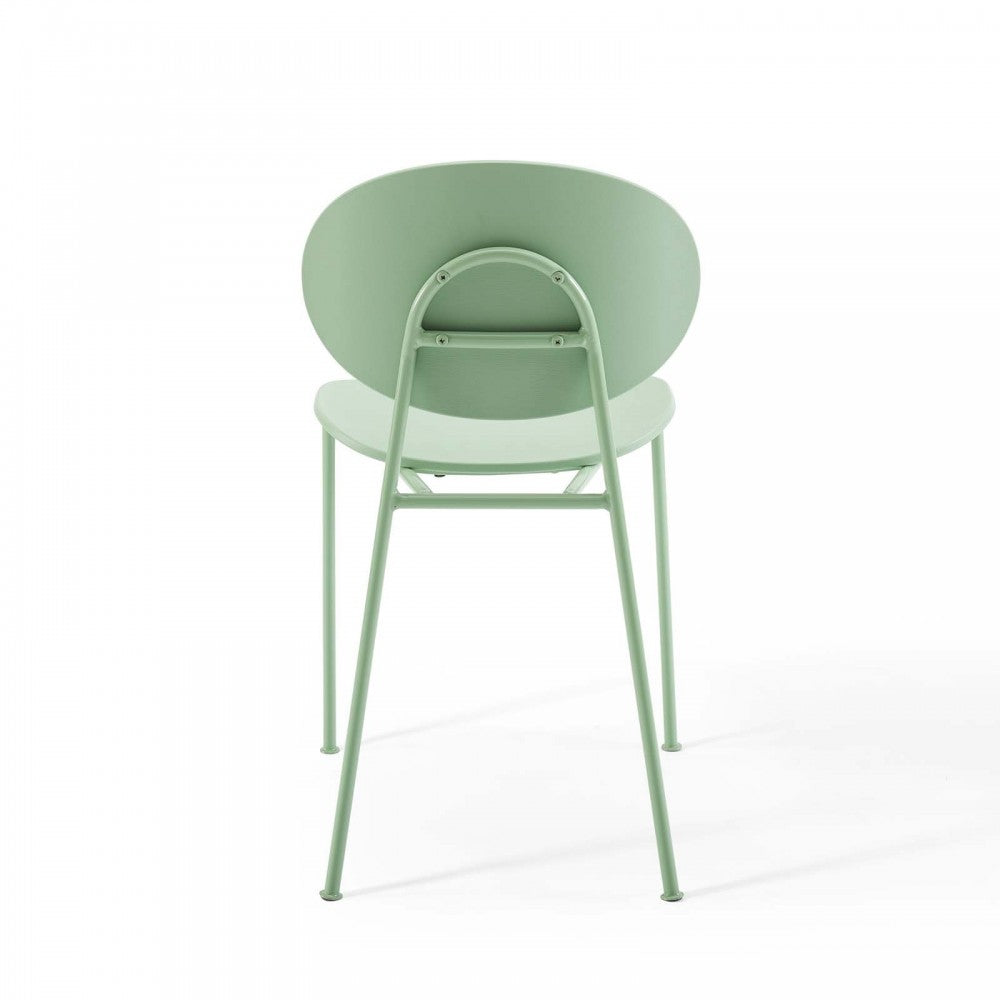 Palette Dining Side Chair Set of 2, Green