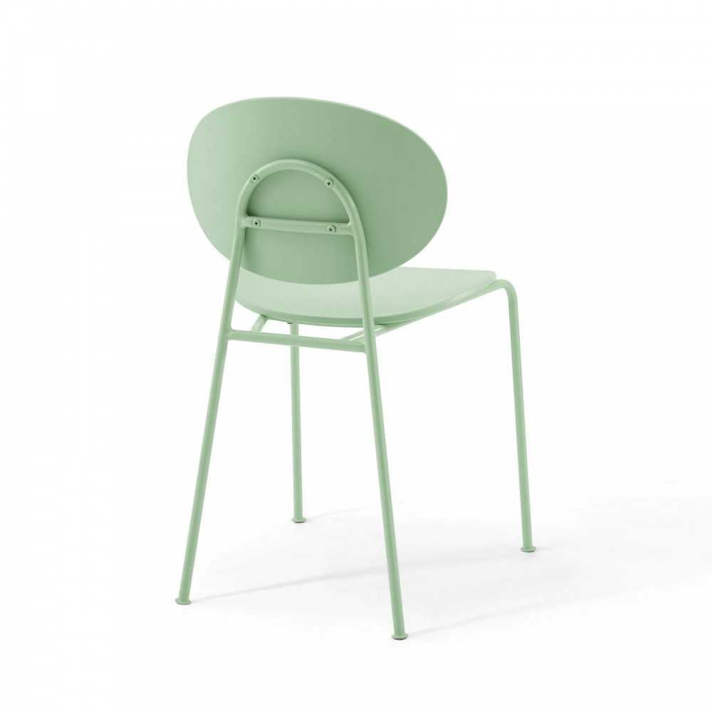Palette Dining Side Chair Set of 2, Green