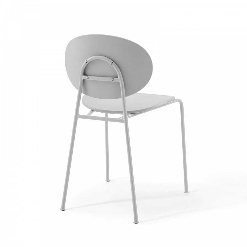 Palette Dining Side Chair Set of 2, Gray