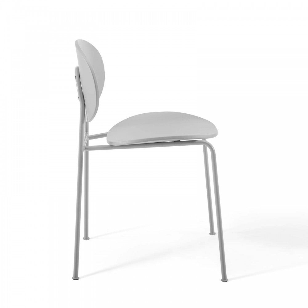 Palette Dining Side Chair Set of 2, Gray