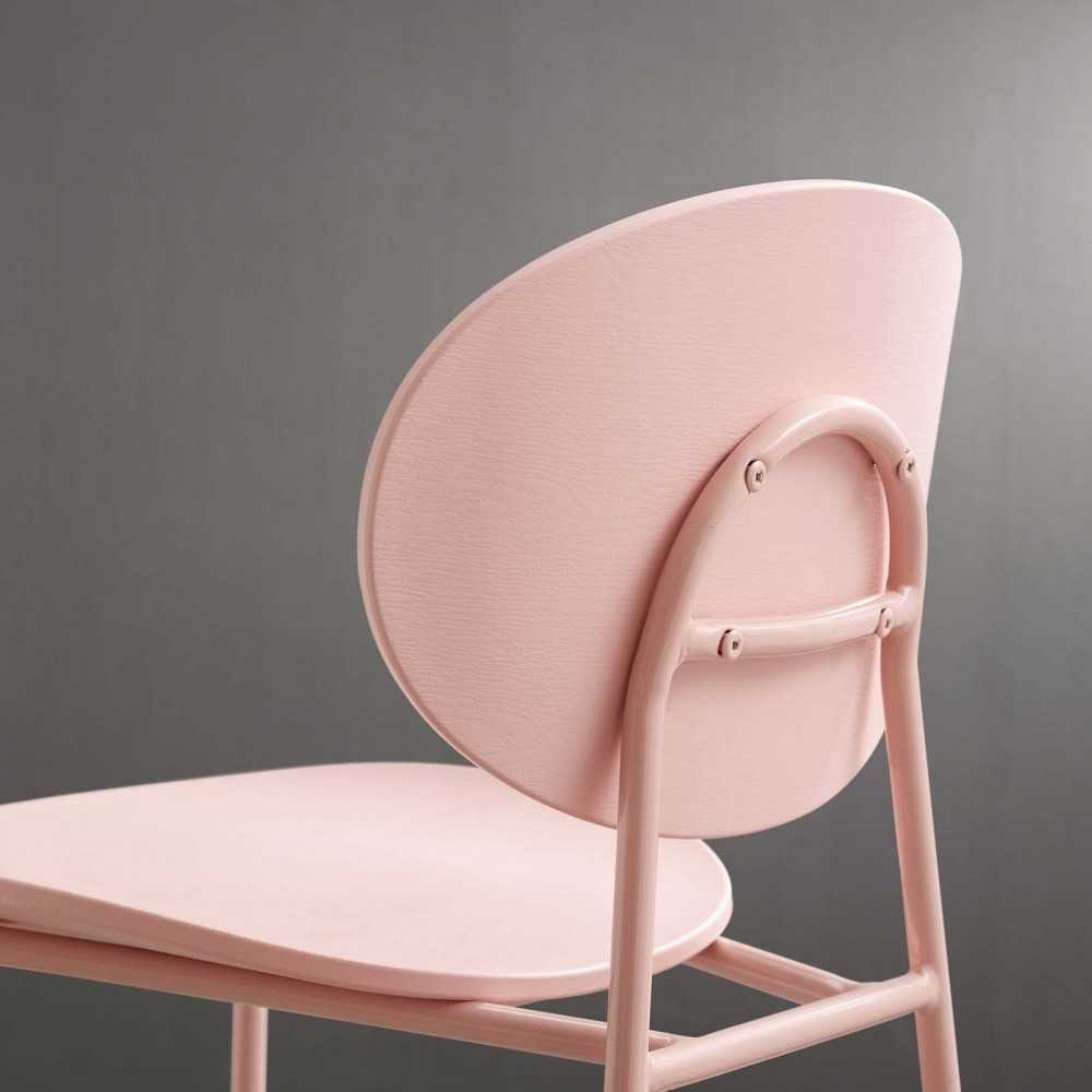 Palette Dining Side Chair Set of 2, Pink