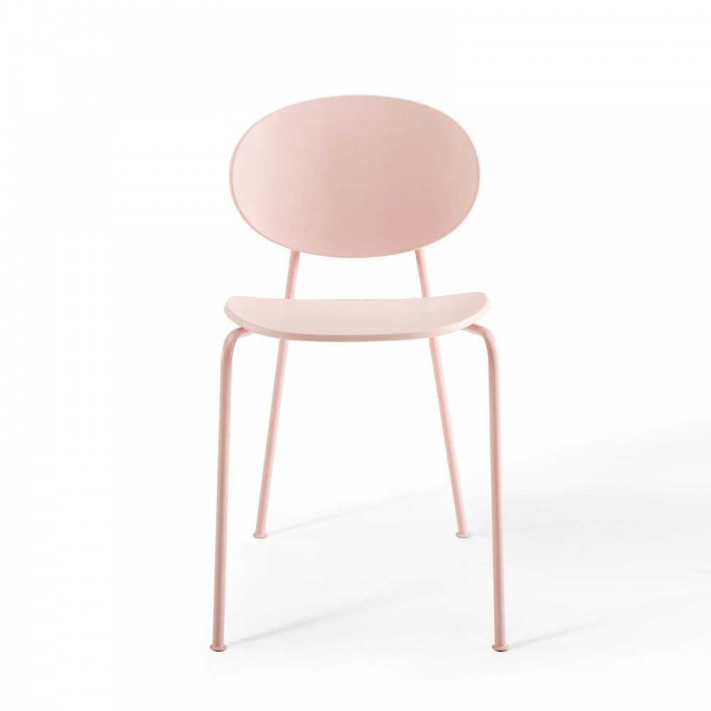 Palette Dining Side Chair Set of 2, Pink
