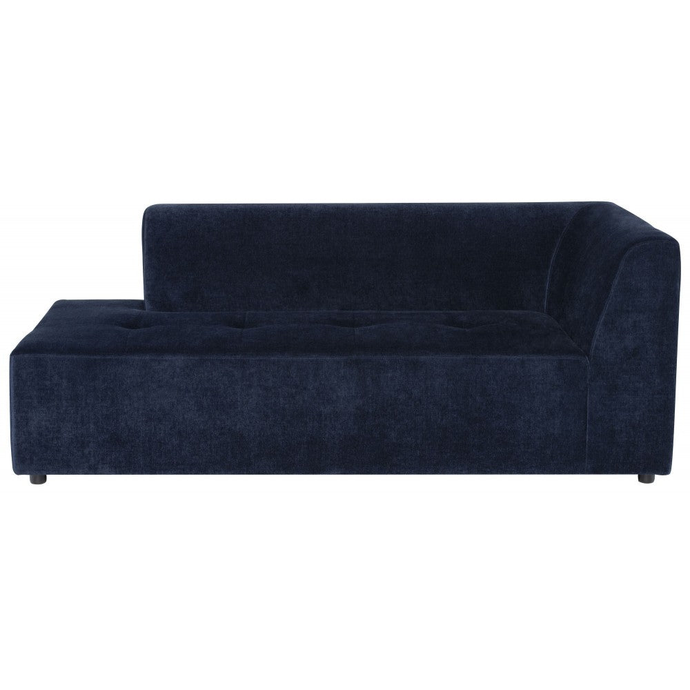 Parla Twilight Fabric  Modular Sofa Chaise Left