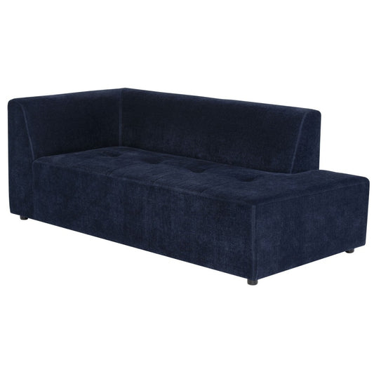 Parla Twilight Fabric  Modular Sofa Chaise Right