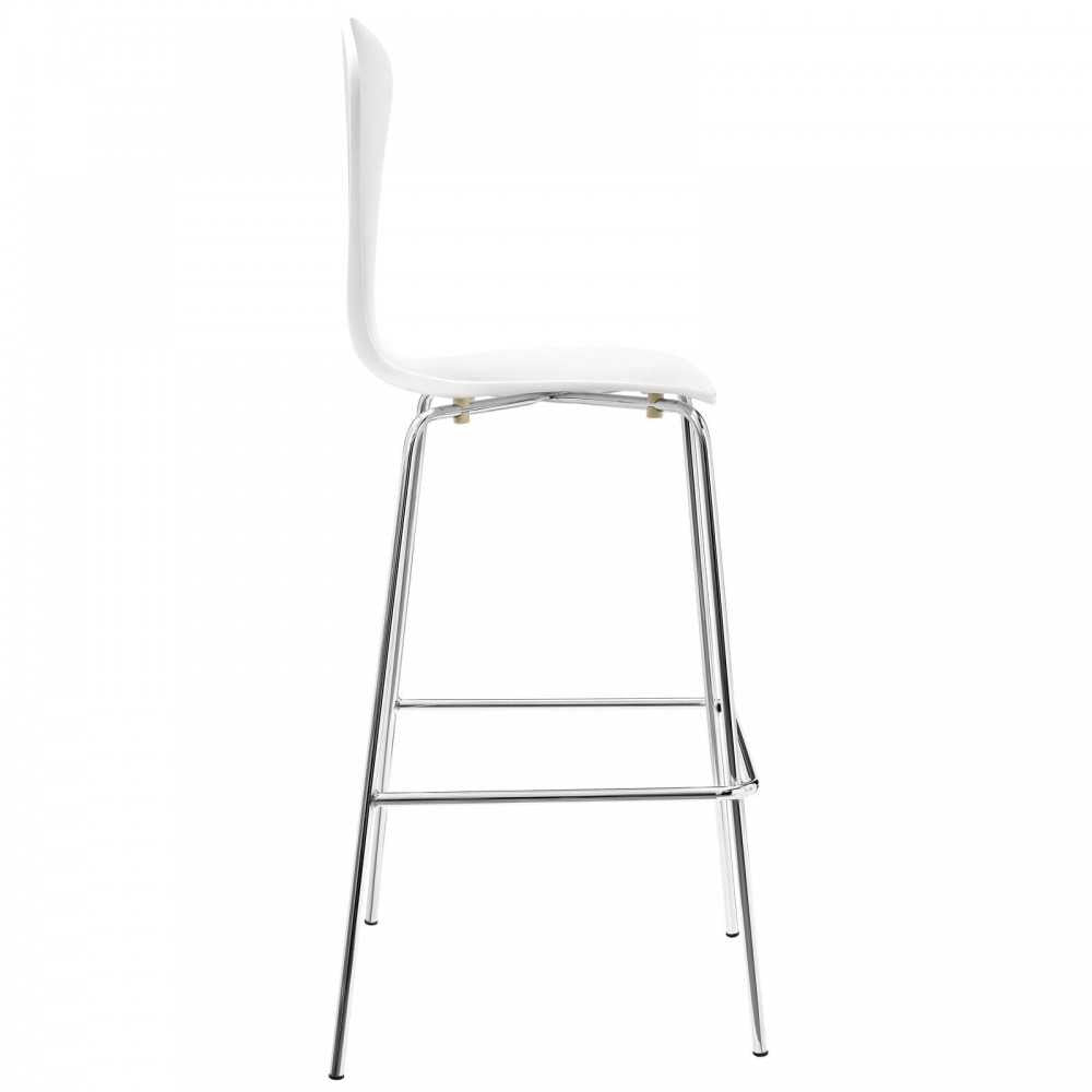 Passage Dining Bar Stool, White