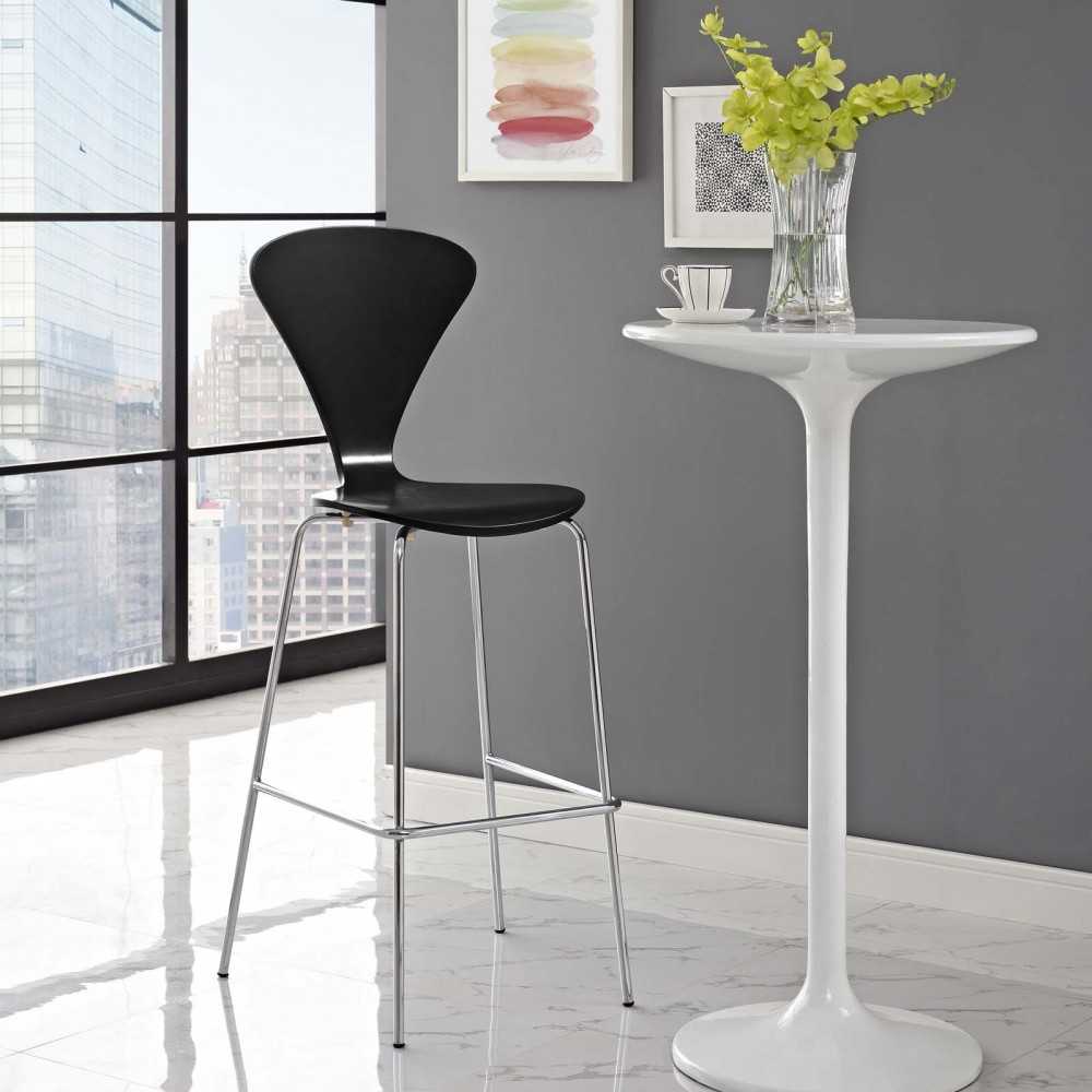 Passage Dining Bar Stool, Black