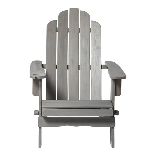 Patio Wood Adirondack Chair - Gray Wash
