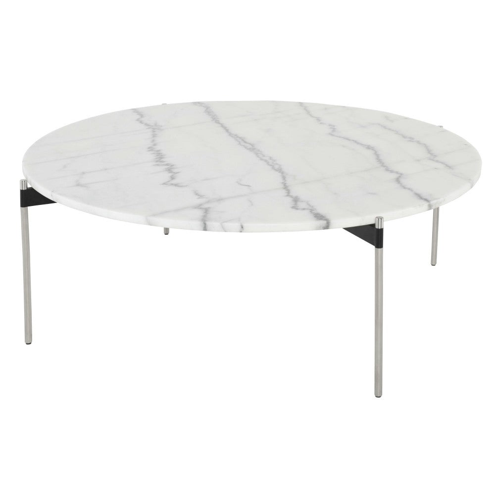 Pixie White Stone Coffee Table, HGNA496