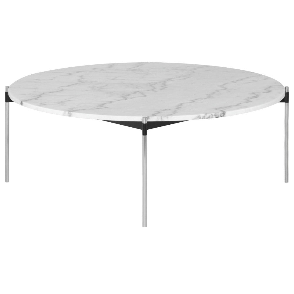 Pixie White Stone Coffee Table, HGNA496