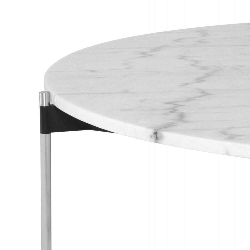 Pixie White Stone Coffee Table, HGNA496