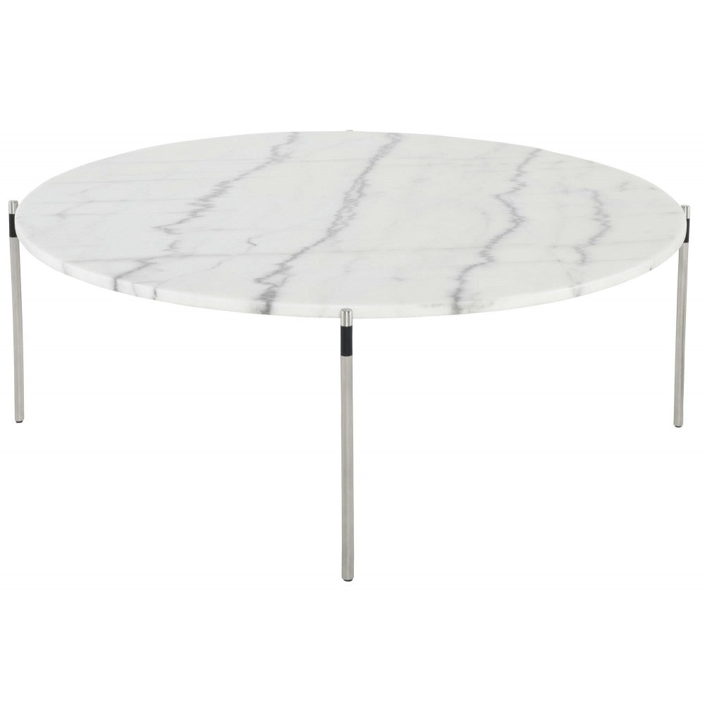 Pixie White Stone Coffee Table, HGNA496