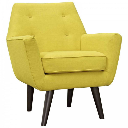 Posit Upholstered Fabric Armchair, Sunny