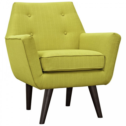 Posit Upholstered Fabric Armchair, Wheatgrass