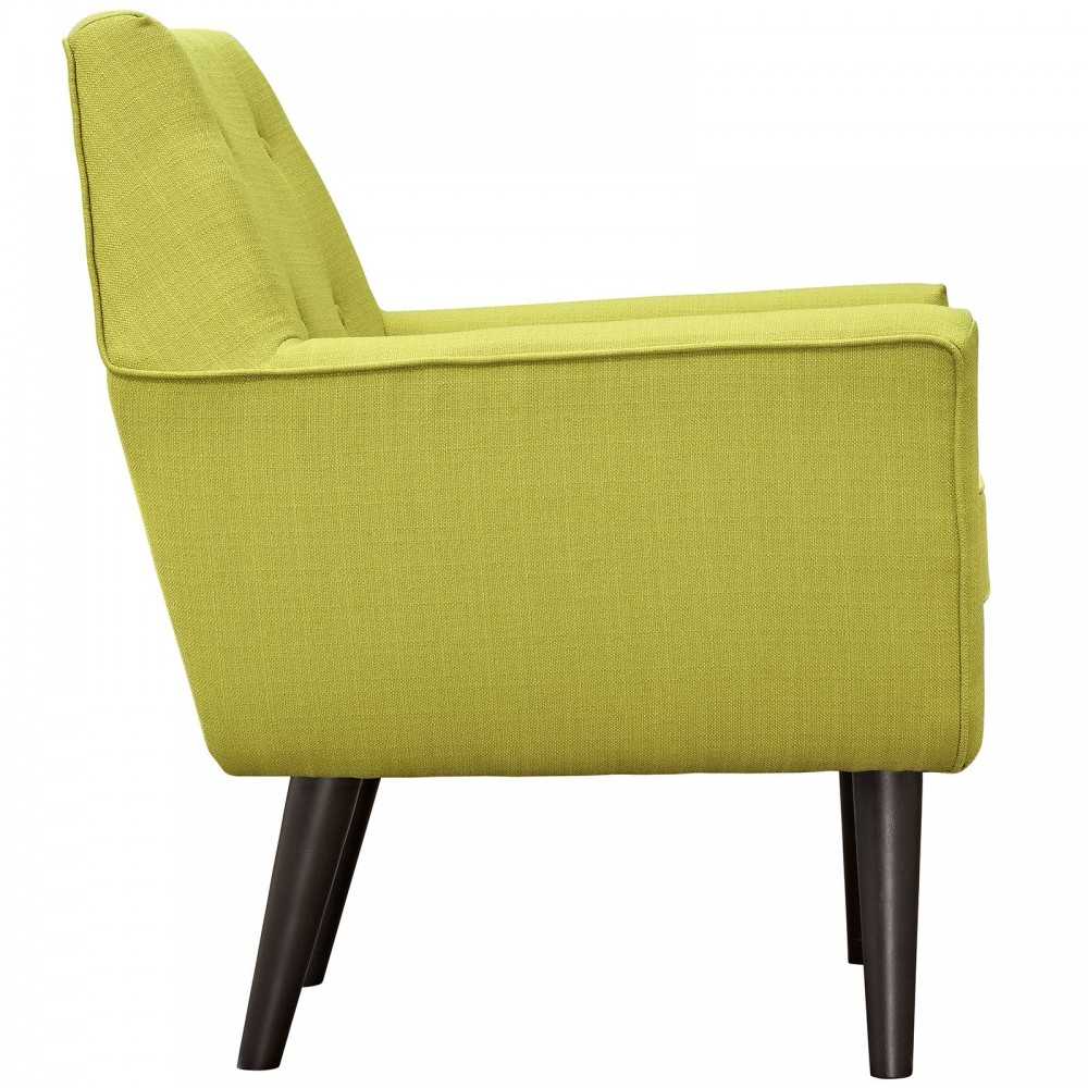 Posit Upholstered Fabric Armchair, Wheatgrass