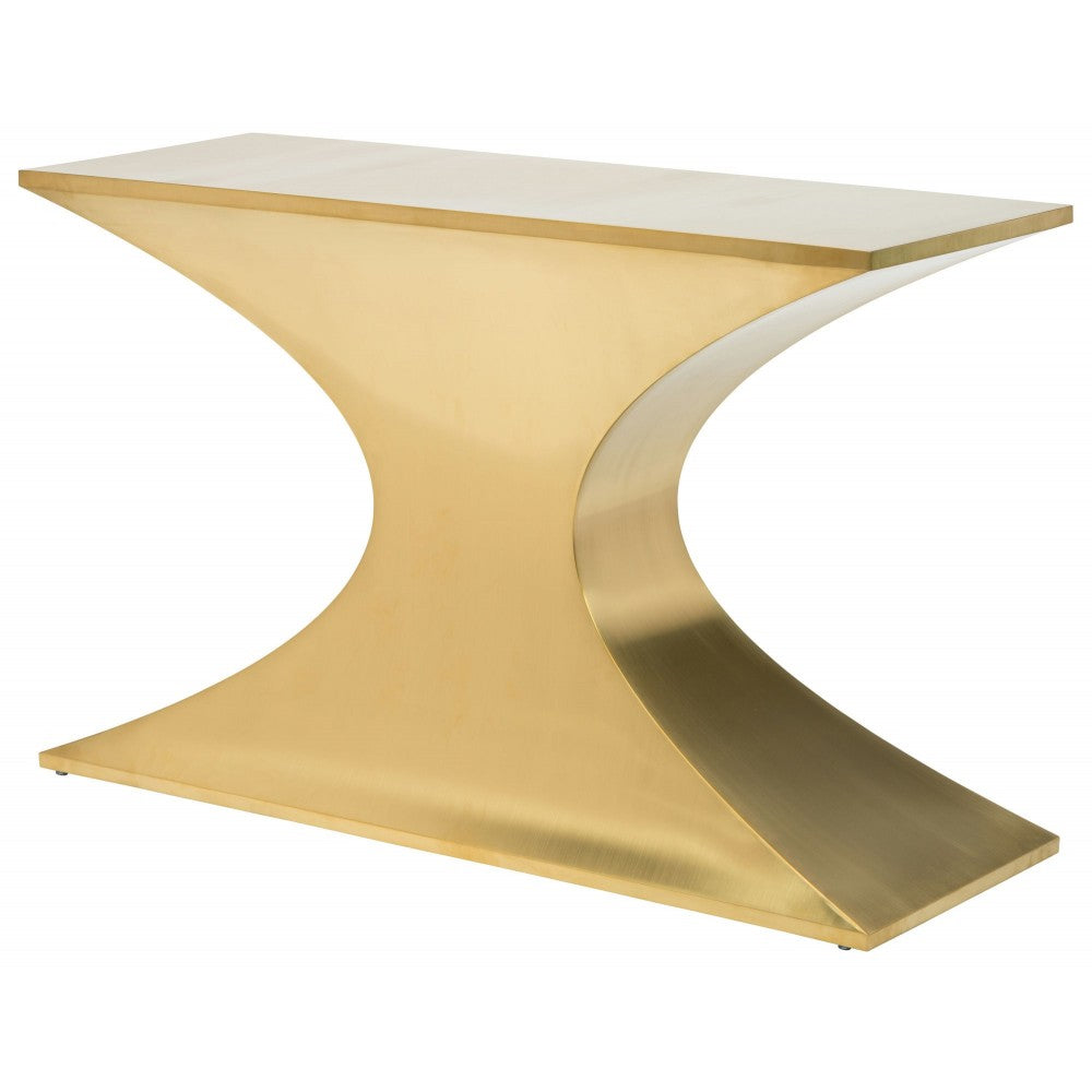 Praetorian Gold Metal Console Table