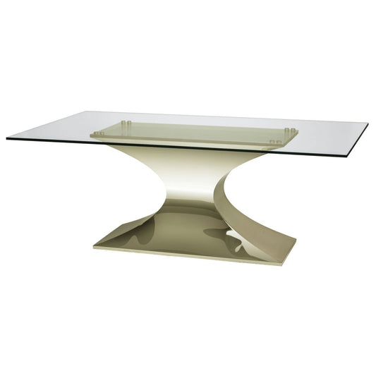 Praetorian Gold Metal Dining Table, HGSX225