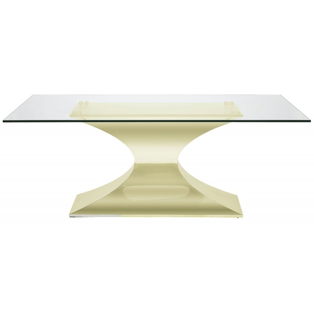 Praetorian Gold Metal Dining Table, HGSX225