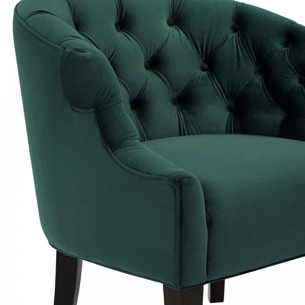Precept Armchair Performance Velvet Set of 2, Green