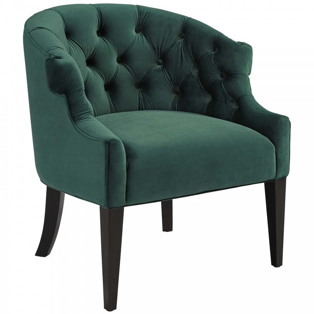 Precept Armchair Performance Velvet Set of 2, Green