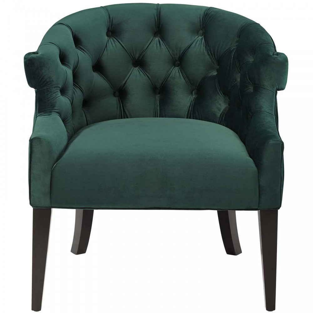 Precept Armchair Performance Velvet Set of 2, Green