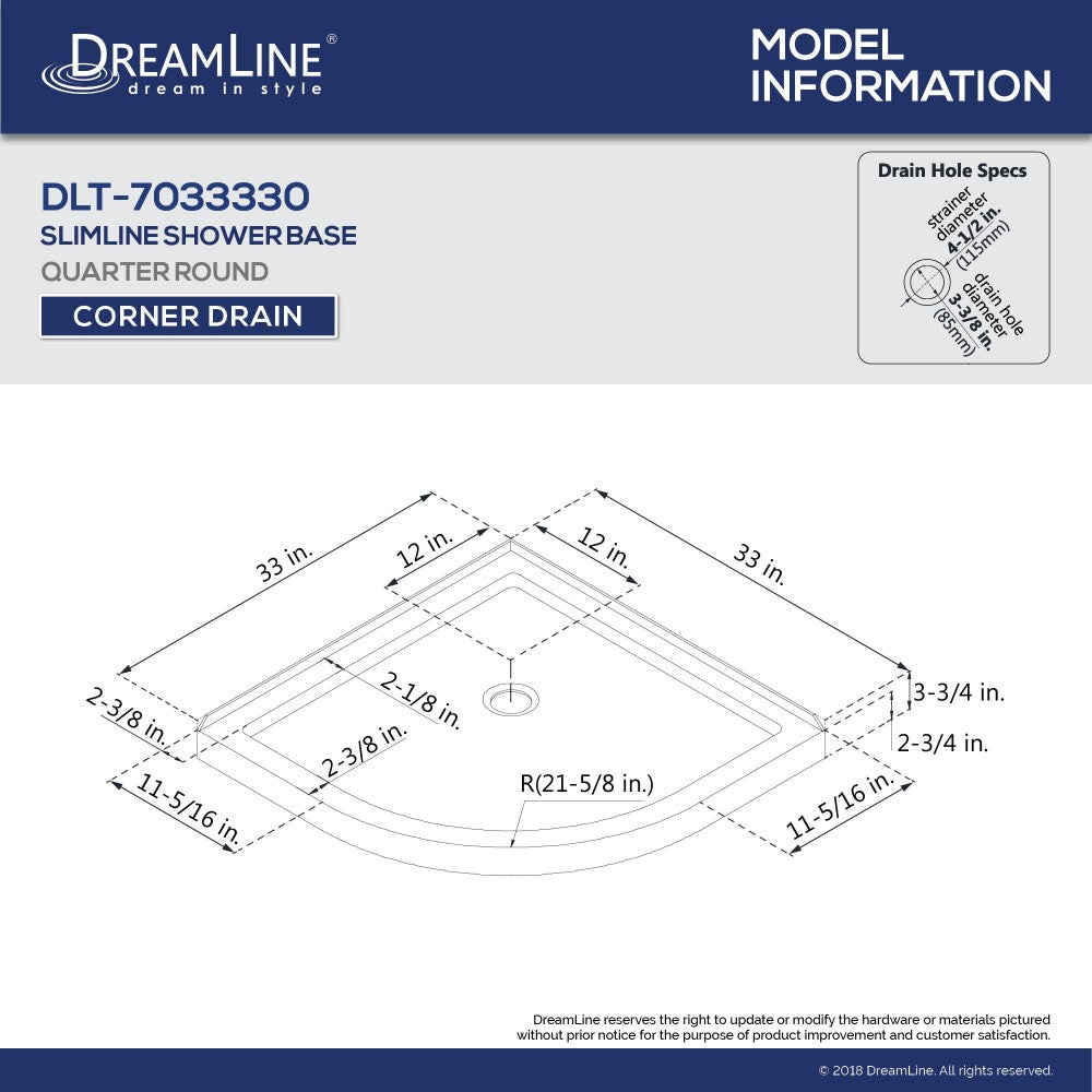 Prime 33 in. x 74 3/4 in. Semi-Frameless Frosted Glass Sliding Shower Enclosure in Oil Rubbed Bronze, Biscuit Base Kit