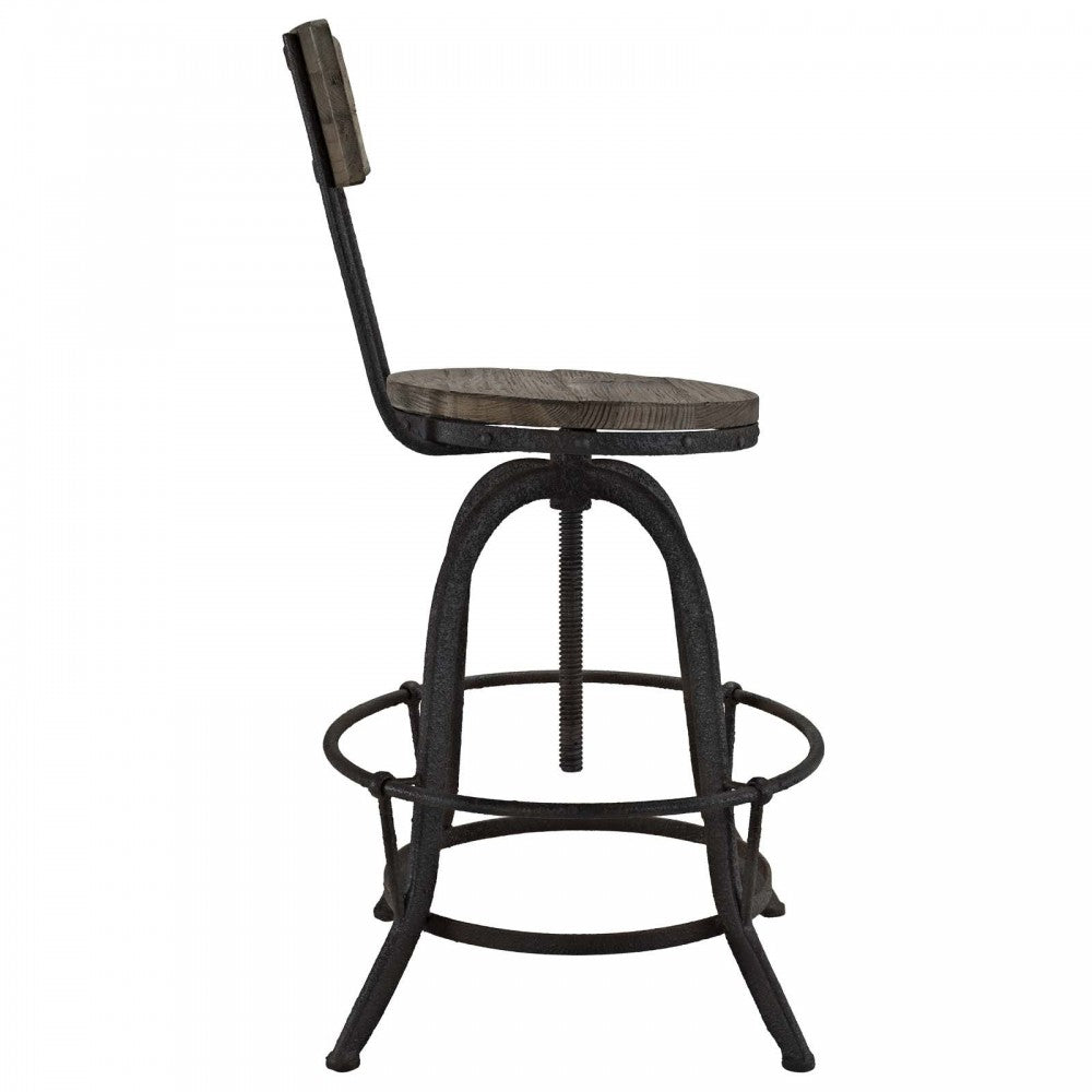 Procure Bar Stool Set of 2, Brown