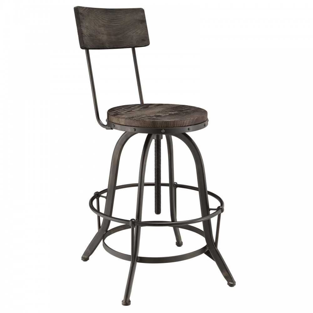 Procure Bar Stool Set of 2, Black