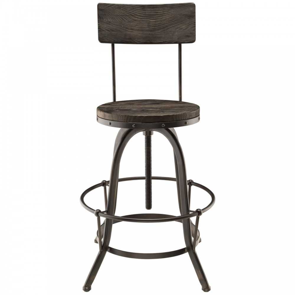 Procure Bar Stool Set of 2, Black