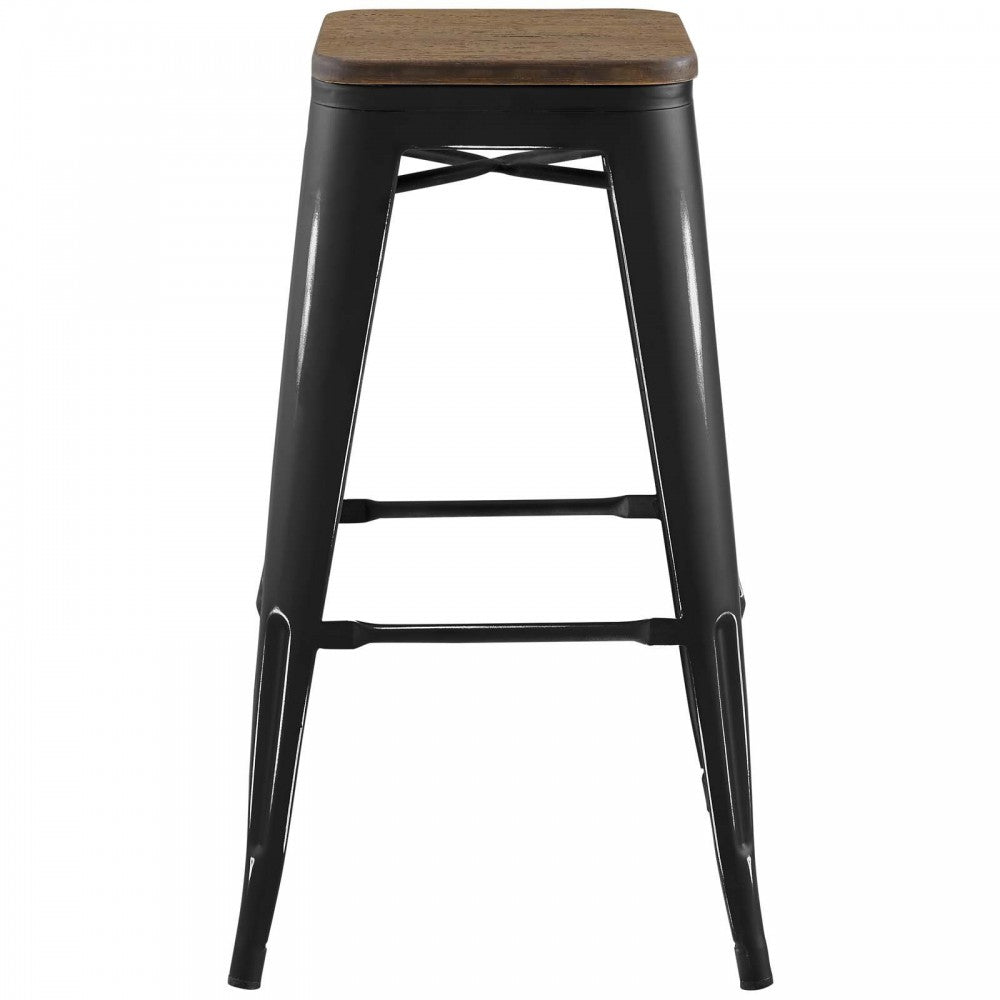 Promenade Bar Stool, Black, EEI-2819-BLK