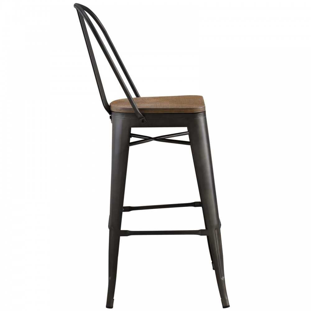 Promenade Bar Stool, Brown, EEI-2814-BRN