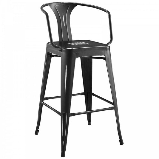 Promenade Bar Stool, Black, EEI-2817-BLK