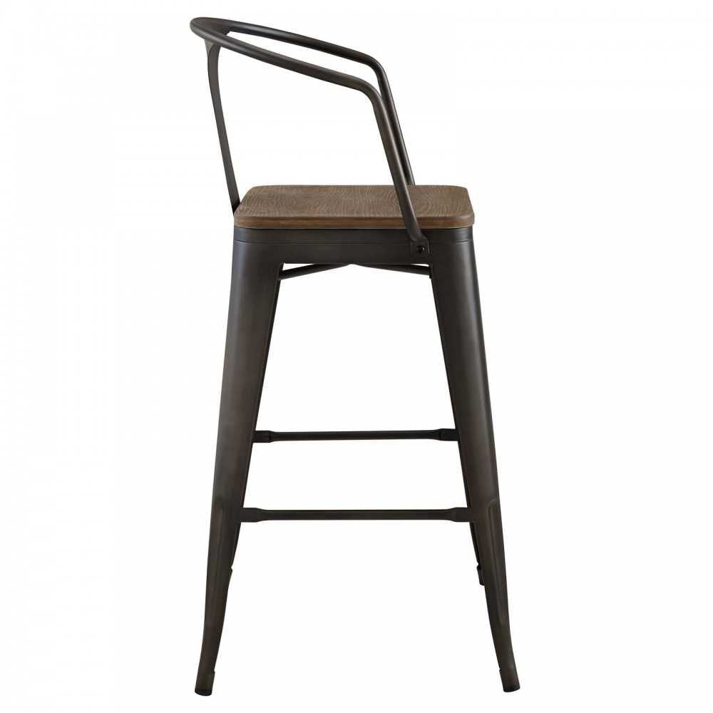 Promenade Bar Stool, Brown, EEI-2818-BRN