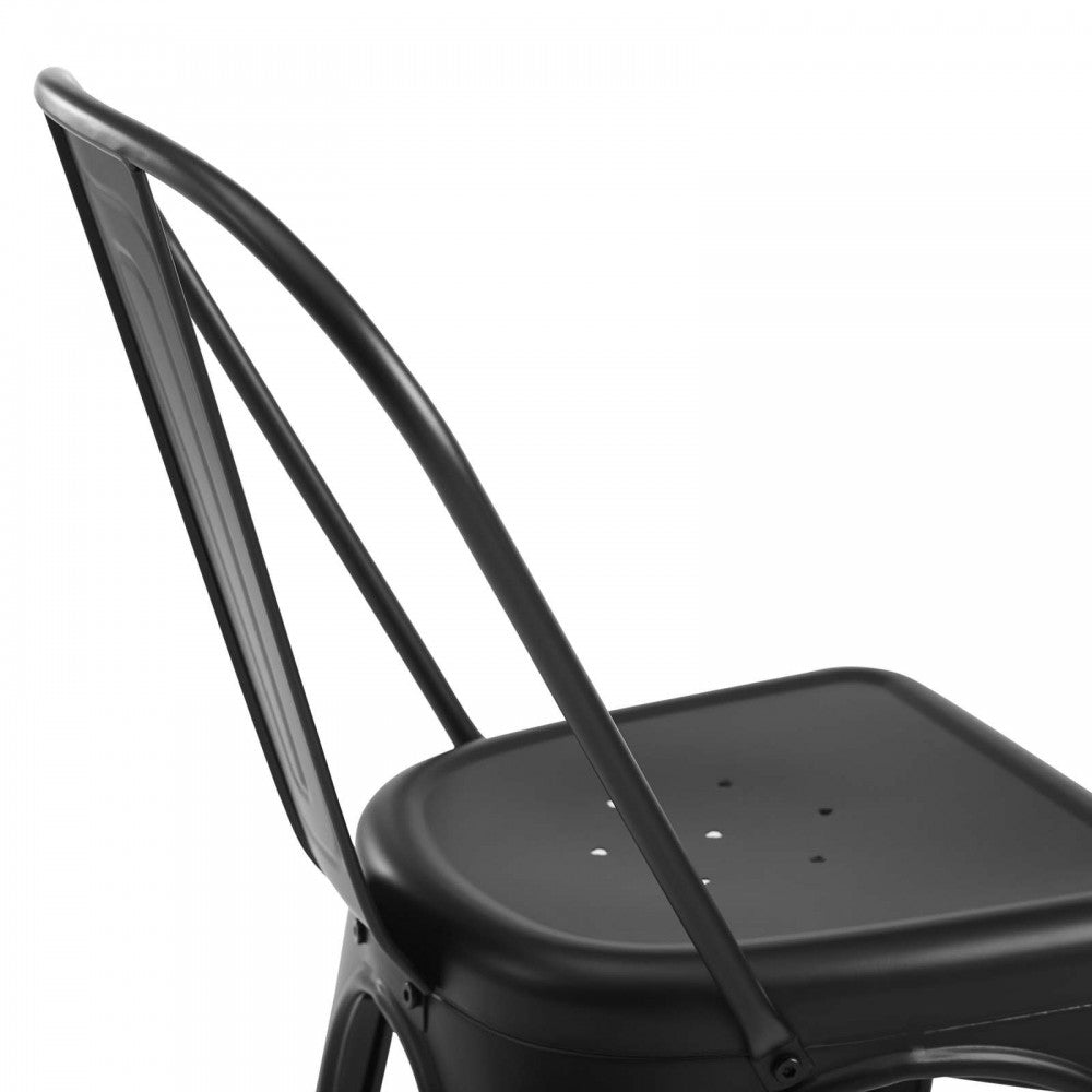 Promenade Bistro Dining Side Chair Set of 2, Black