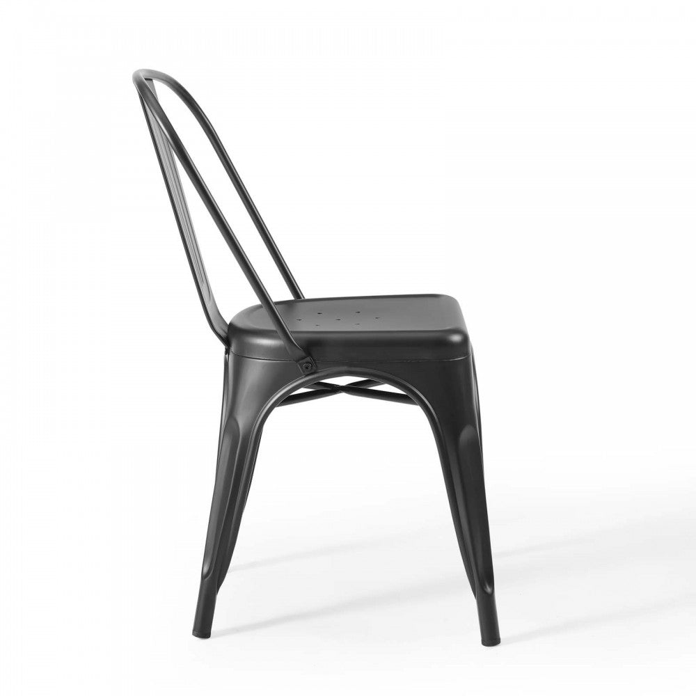 Promenade Bistro Dining Side Chair Set of 2, Black