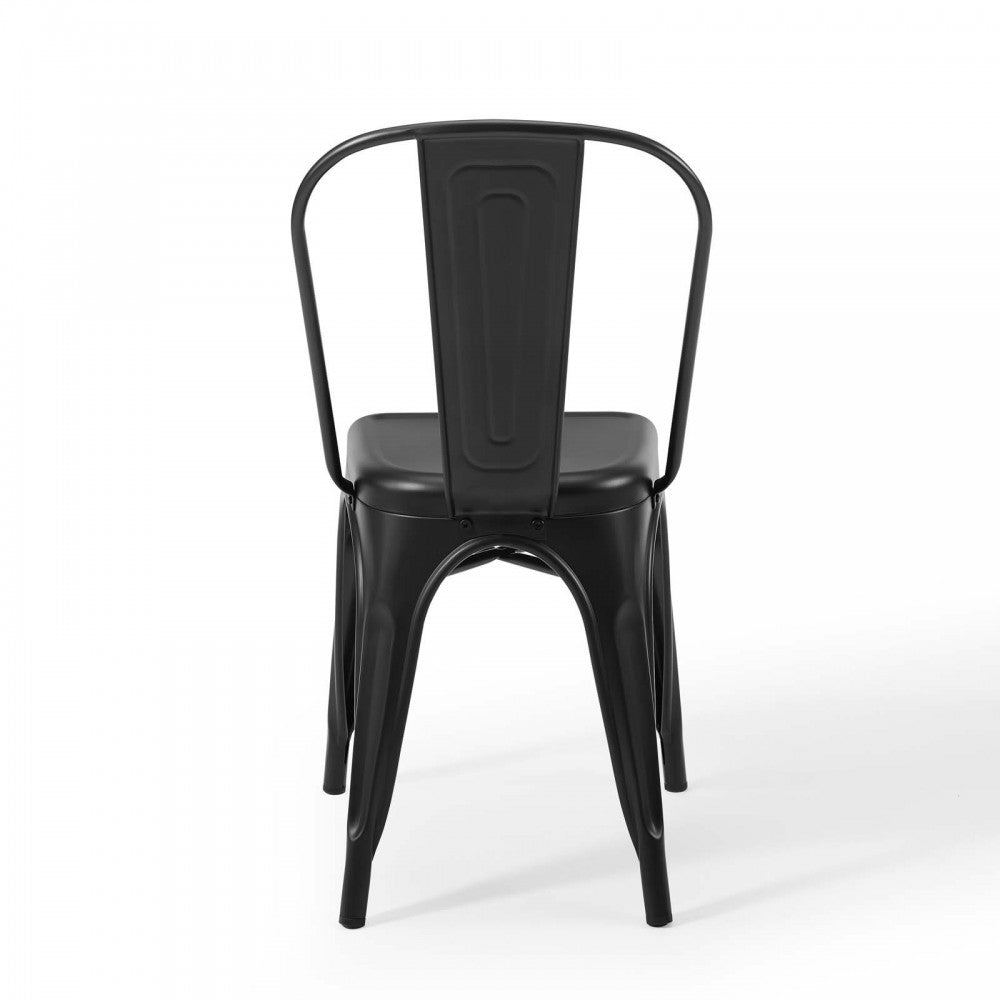 Promenade Bistro Dining Side Chair Set of 2, Black