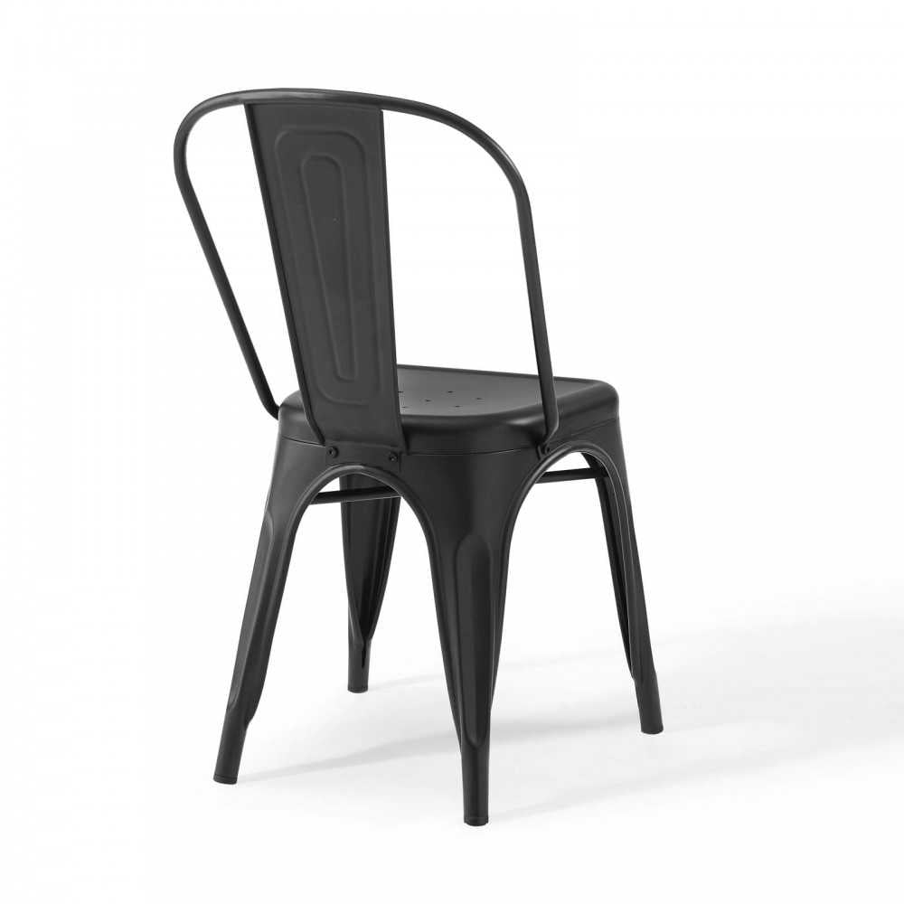 Promenade Bistro Dining Side Chair Set of 2, Black