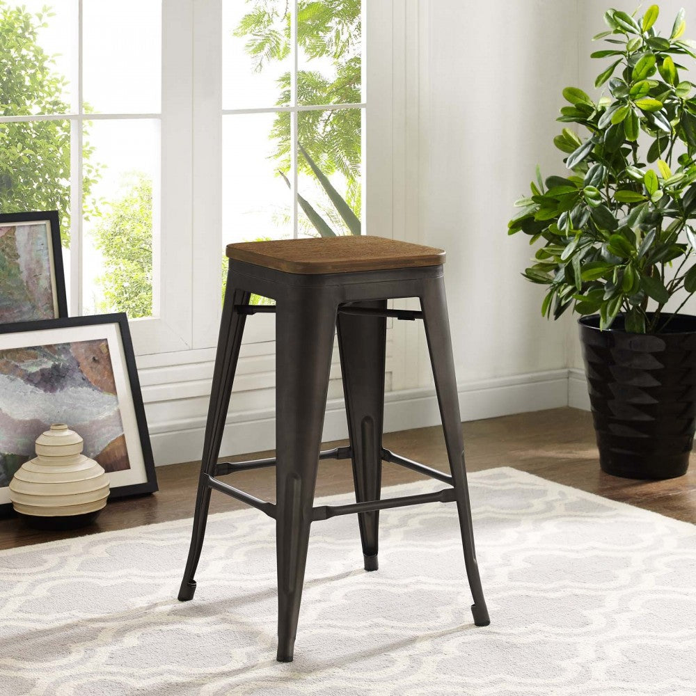 Promenade Counter Stool, Brown