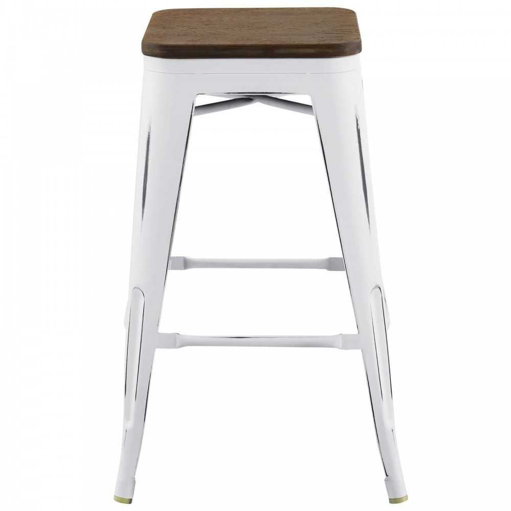 Promenade Counter Stool, White