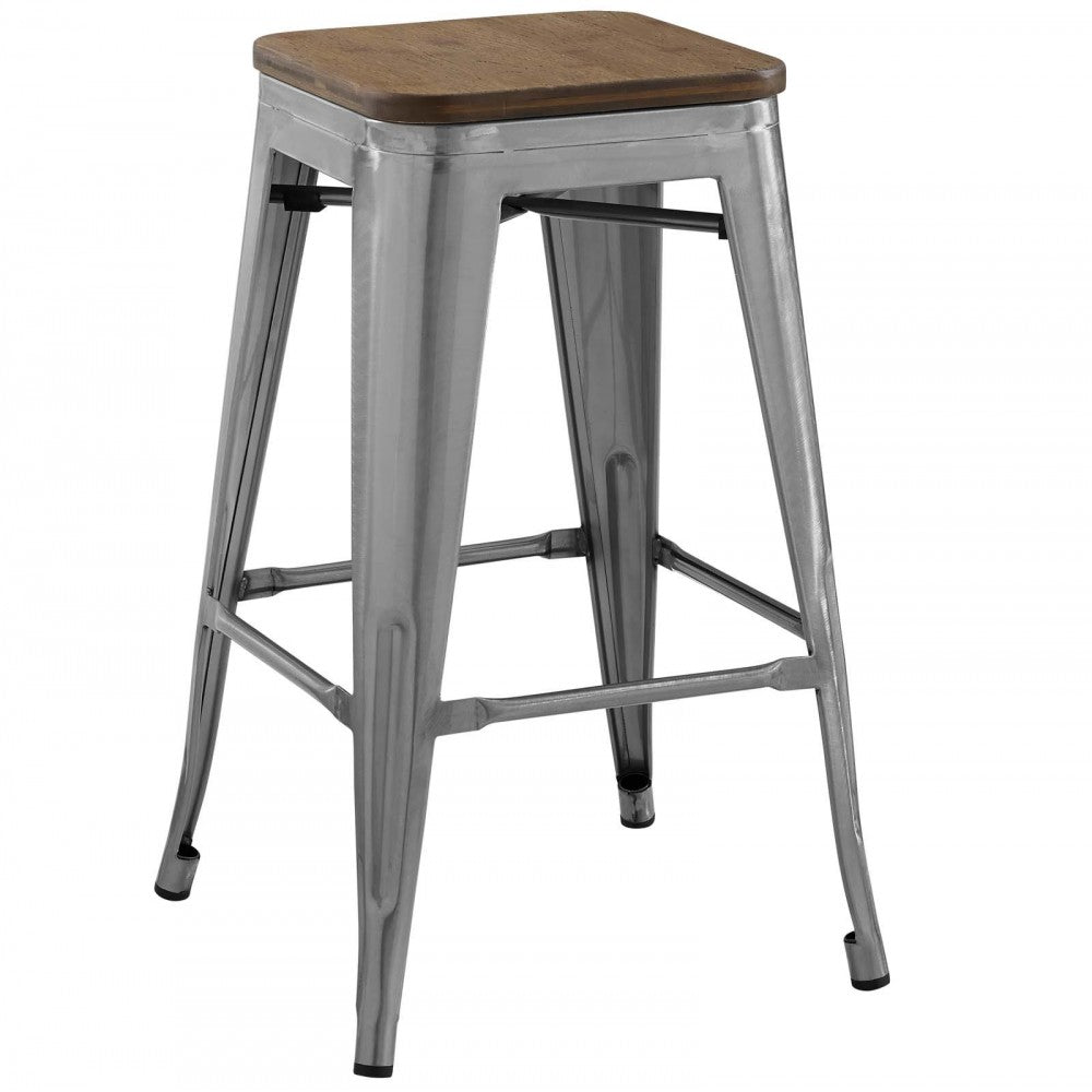 Promenade Counter Stool Set of 2, Gunmetal