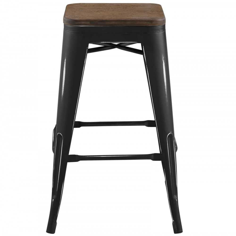 Promenade Counter Stool Set of 2, Black