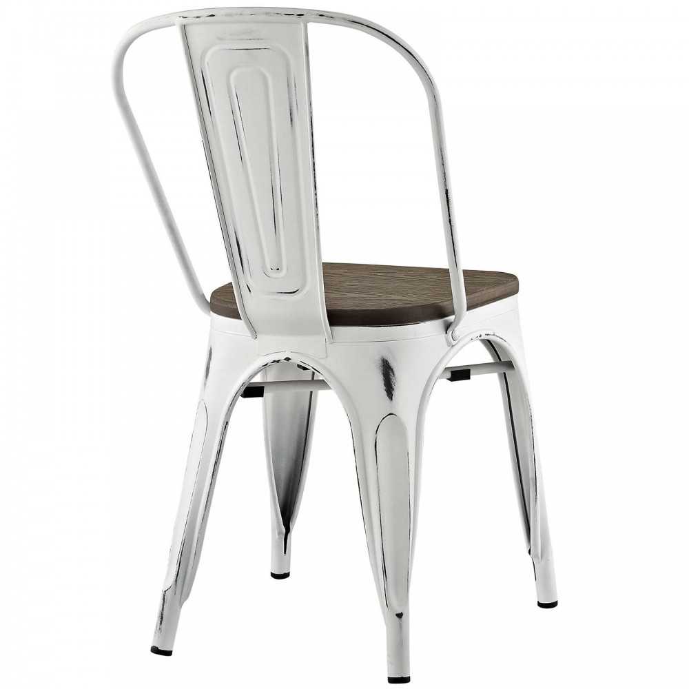 Promenade Dining Side Chair Set of 2, White