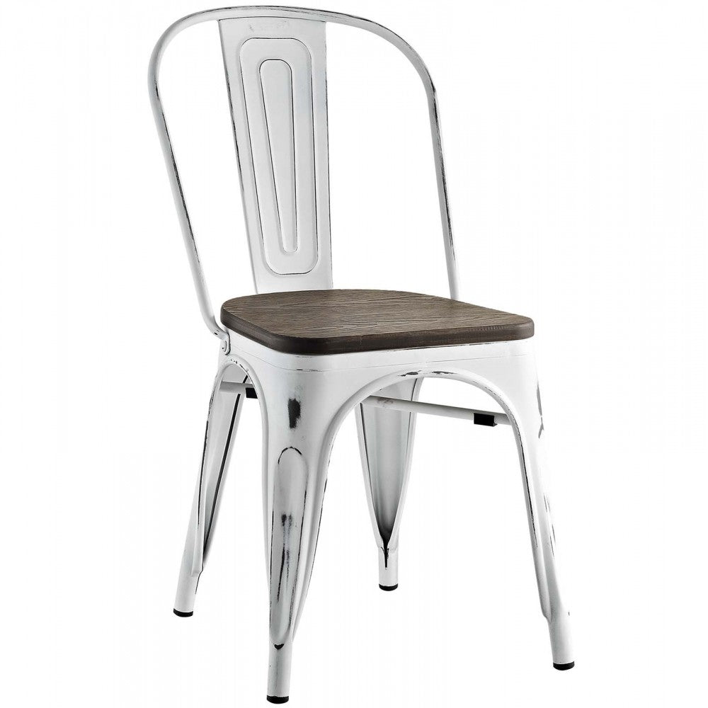 Promenade Dining Side Chair Set of 4, White