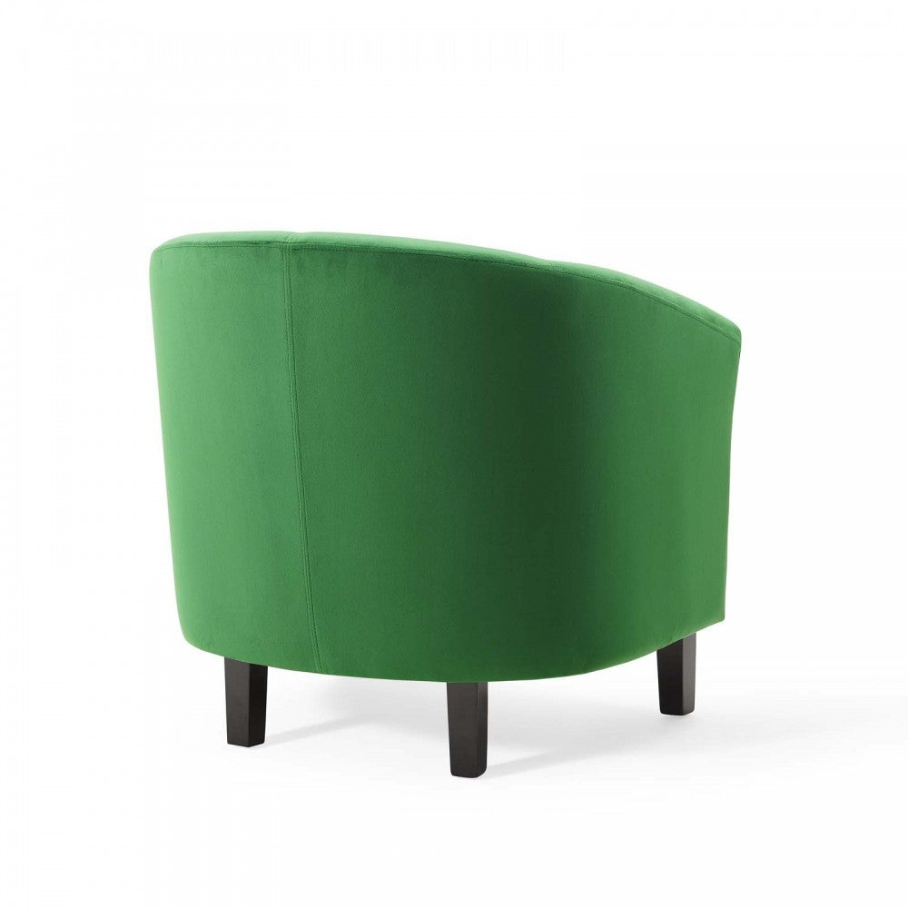 Prospect Performance Velvet Armchair, Emerald, EEI-4137-EME