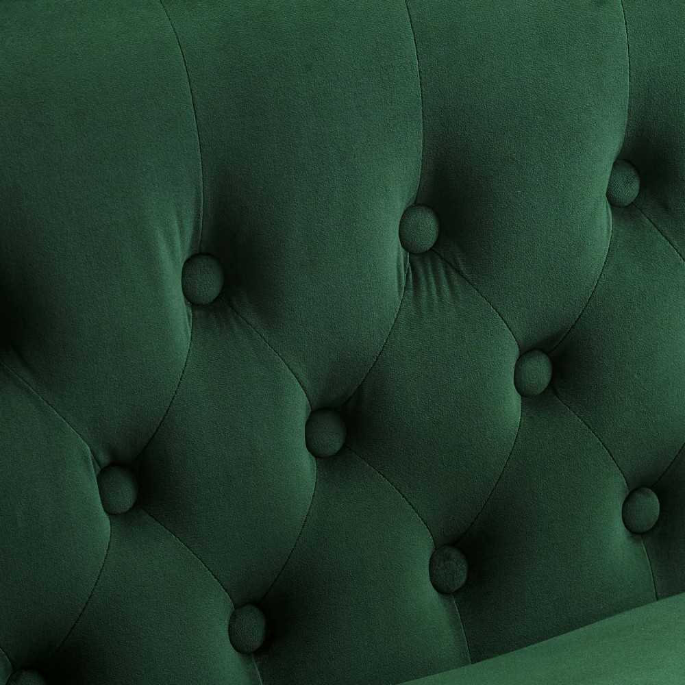 Prospect Performance Velvet Armchair, Emerald, EEI-2613-EME