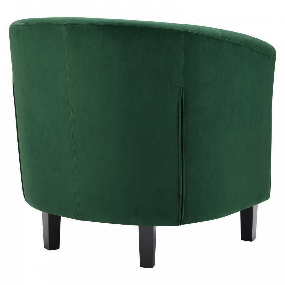 Prospect Performance Velvet Armchair, Emerald, EEI-2613-EME