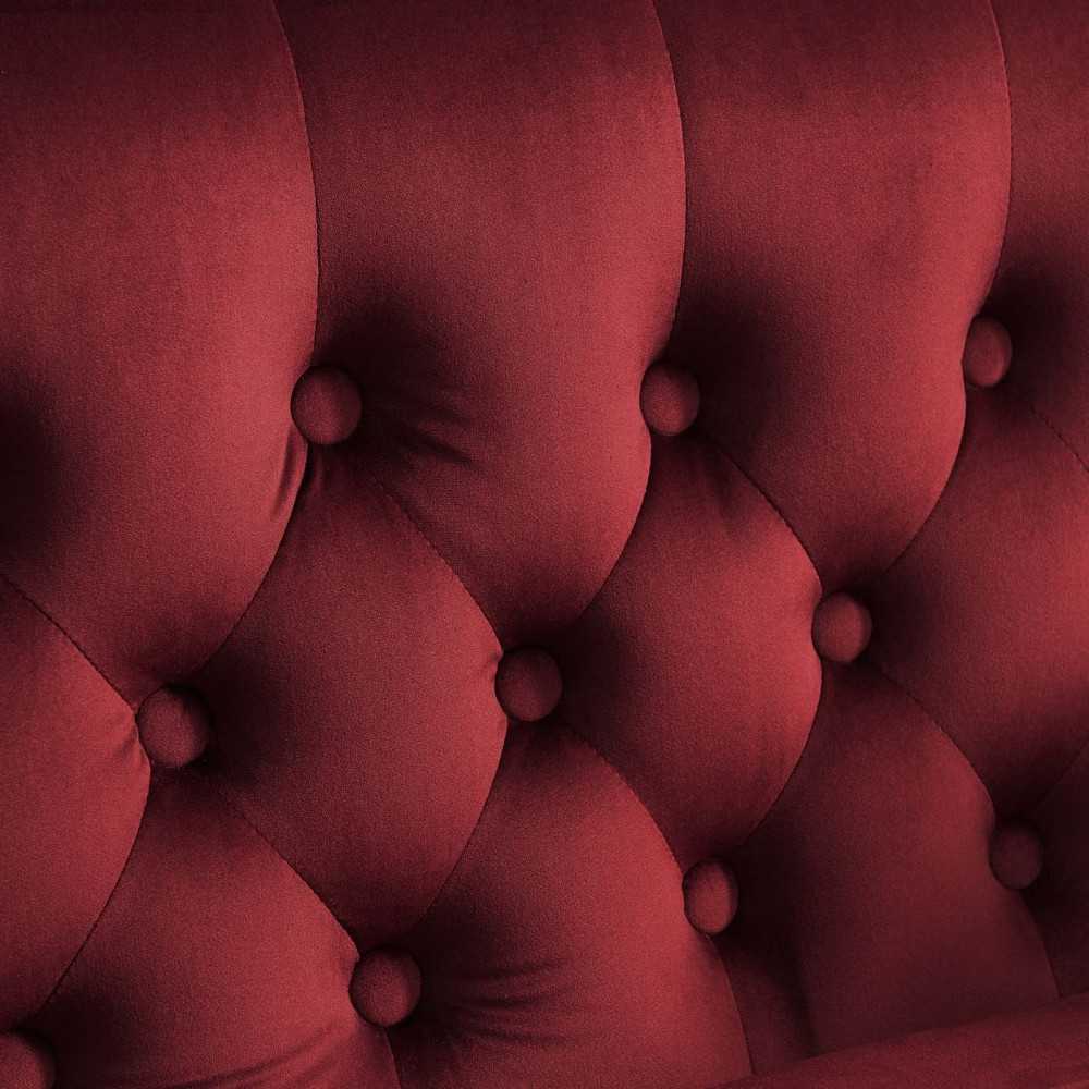 Prospect Performance Velvet Armchair, Maroon